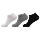 Low Cut Men Socks White Ankle Weed
