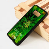 Rubber phone case cover Marijuana Weed Plant