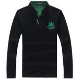 Weeds Green Leaf Men Print T Shirt