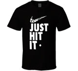 Swoosh Weed Tops White Lettering T Shirt