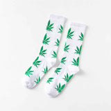 Comfortable Cotton Socks Leaf Casual