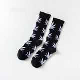 Comfortable Cotton Socks Leaf Casual
