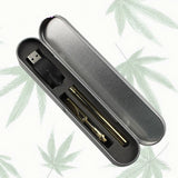 Golden Glass Vaporizer For Thick CBD Oil Tank