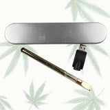 Golden Glass Vaporizer For Thick CBD Oil Tank