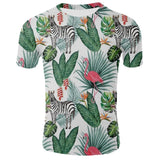 Green Leaves T shirt Flower Tops Weeds